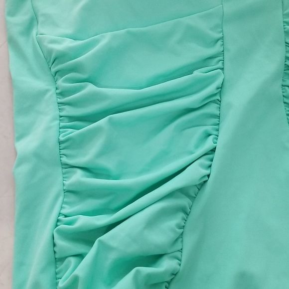 Cabana Life Mint Green One Piece Swimsuit - Picture 10 of 15